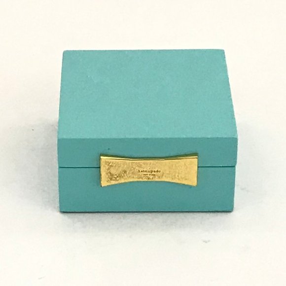 Kate Spade Garden Drive Turquoise Jewelry Box - Picture 2 of 4